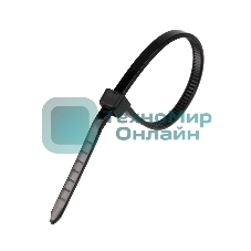 Стяжка нейлоновая Exegate EX253856RUS неоткрывающаяся CV-300B, 300 мм, упак. 100 шт черная