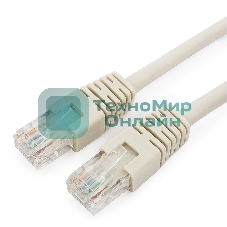 Патч-корд UTP Cablexpert PP6U-2M cat.6, 2м, литой, многожильный, серый