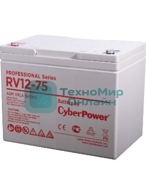 Батарея для ИБП PS CyberPower Professional series RV 12-75/12V 75 Ah
