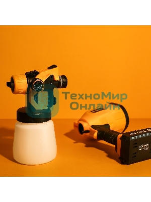 Краскопульт электрический Deko DKSG20K2 120Вт бак:800мл 100-200мл/мин