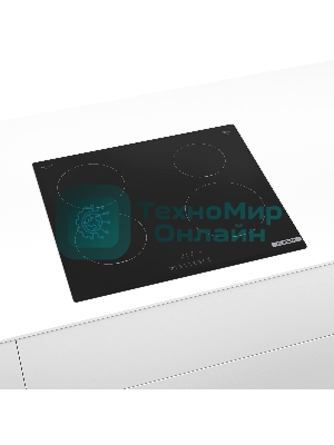 Индукционная варочная панель Bosch Serie 4 PUE611BB5E, индукционные, независимая, черный