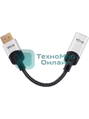 Адаптер DisplayPort(M) ---> HDMI(F) 0.15m 8K@60Hz VCOM