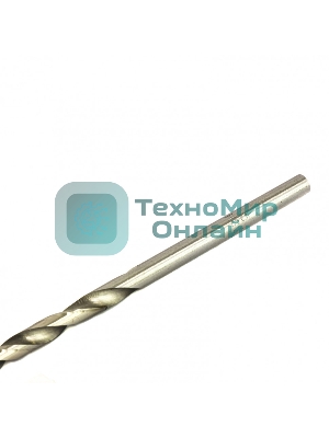 Сверло по металлу Matrix, 5,0 х 132 мм, полированное, удл., HSS, 10 шт. цил. хв.