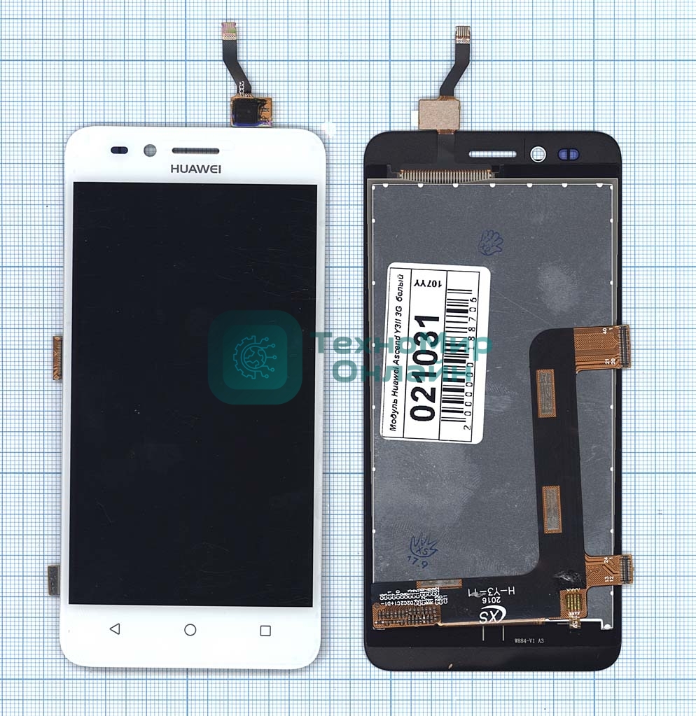 Дисплей для Huawei Y3II 3G D2Y3II 3G белый