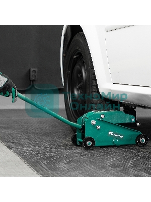 Домкрат гидравлический подкатной Сибртех 2,5 т, 148-387 мм