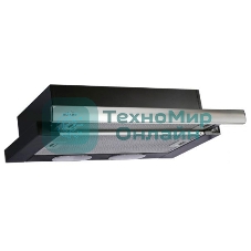 Вытяжка встраиваемая Elikor Интегра 50П-400-В2Л черный/нержавеющая сталь, 50 см, 400 куб. м/ч, 55 дБ