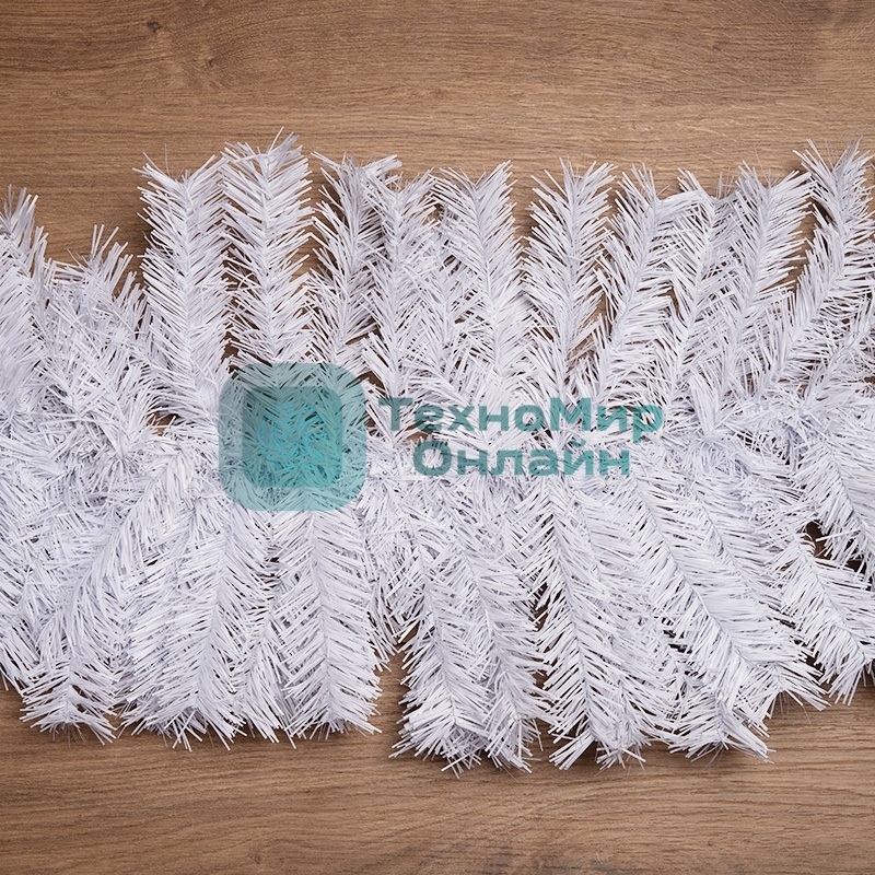 Белоснежный еловый шлейф Neon-night 2,7м