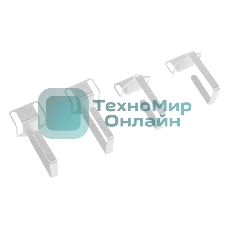 Органайзер кабельный одинарный изгонутый