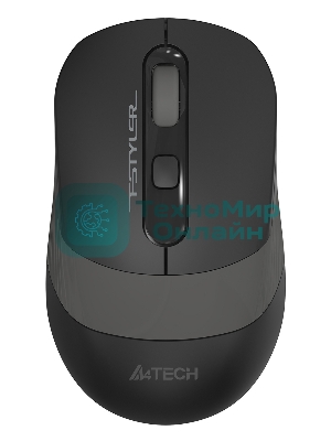 Мышь беспроводная A4Tech Fstyler FG10S черный/серый, 2000 dpi, радиоканал, USB, кнопки - 4