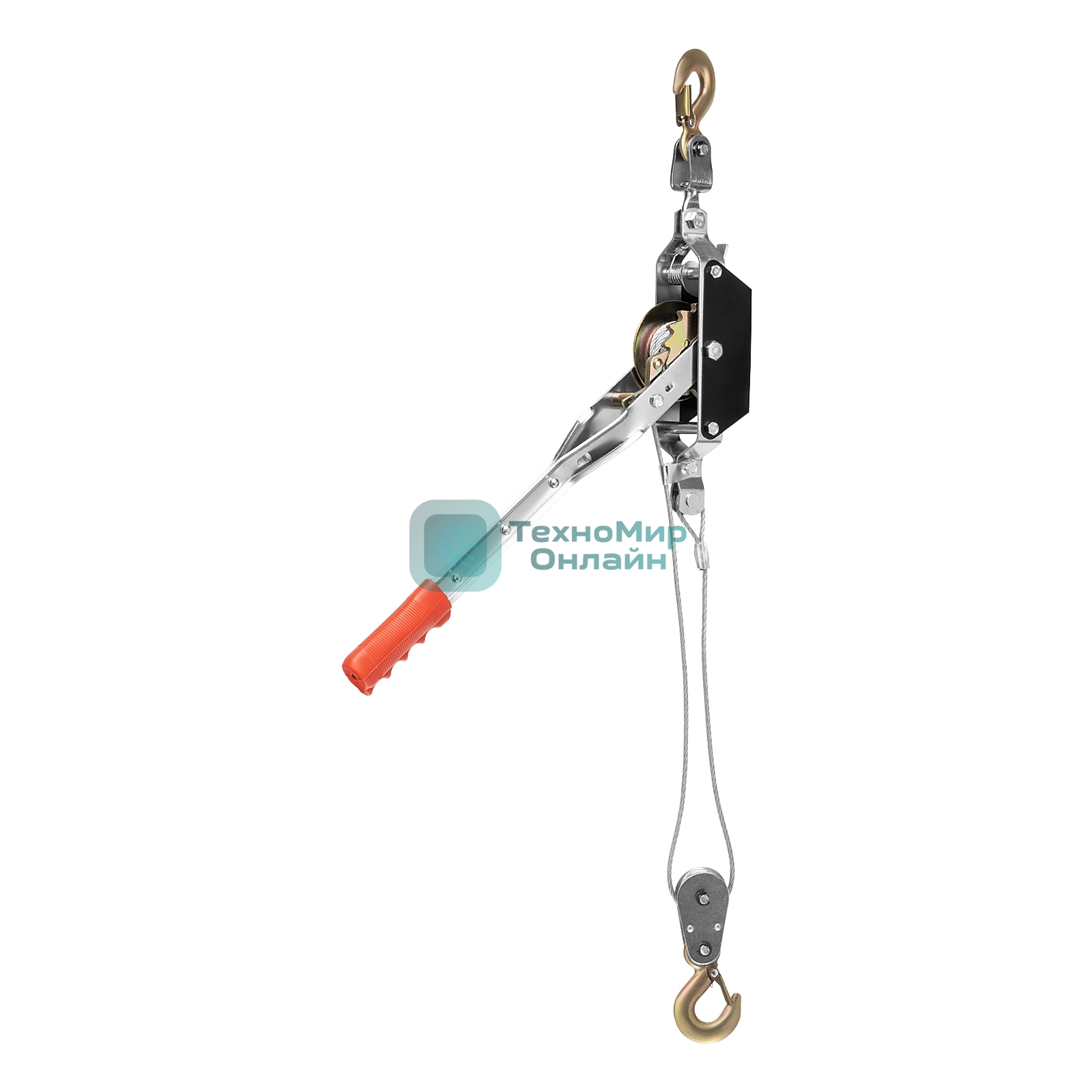 Лебедка рычажная Sparta тяга - 1,5 т, подъем - 0,6 т, 1.5 м, одинарное храповое колесо