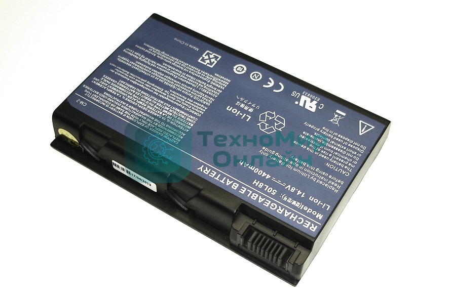 Аккумуляторная батарея для ноутбука Acer Aspire 3690 5110 5680 14.4V 5200mAh OEM черный