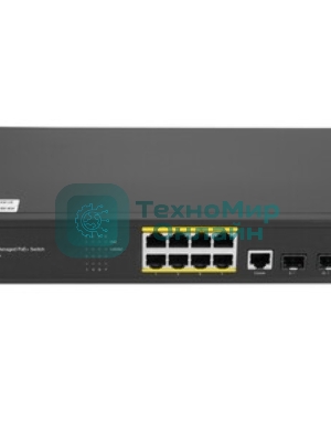 Коммутатор Cudy GS2008PS2, 8×1 Гбит/с, 2×1 Гбит/с SFP