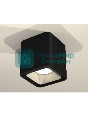 Светильник Ambrella Light XS7841003 SBK/SSL черный песок/серебро песок MR16 GU5.3 (C7841, N7703)