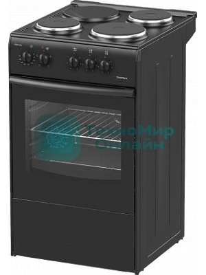 Плита электрическая Darina S EM 331 404 At антрацит/черный, конфорок 3 шт, духовка 50 л, 50 см x 85 см x 56 см