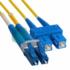 Патч-корд оптический переходной Rexant (SM), 9/125 (OS2), LC/UPC-SC/UPC, (Duplex), LSZH, 3м