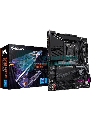 Материнская плата Gigabyte Z790 AORUS ELITE AX, LGA 1700, Intel Z790, 4xDDR5, 6xSATA, 4xM.2, 1xPCI-E 5.0 x16, 1xPCI-E 3.0 x4, 1xDP, 1xHDMI, 1x 2.5Gb LAN, 2xUSB-A 2.0, 3xUSB-A 3.2 Gen 1, 2xUSB-A 3.2 Gen 2, 1xUSB-C 3.2 Gen 2x2, 7.1, ATX