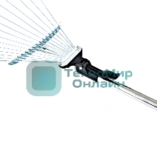 Грабли веерные стальные Palisad, 190-520х1200-1500 мм, 15 зубьев, раздвижные, стальной черенок