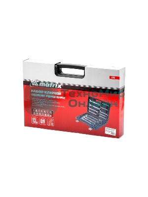 Набор ключей комбинированных Matrix, трещоточных шарнирных 13шт.