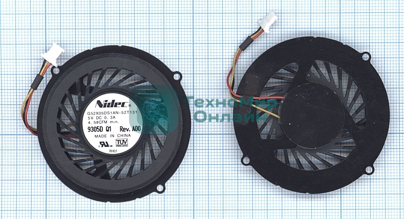 Вентилятор (кулер) для ноутбука Dell Studio 1440