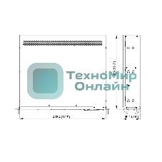 Серверный корпус 2U short chassis, 2x3.5'' swappable HDD tray, 2x3.5'' internal HDD bay