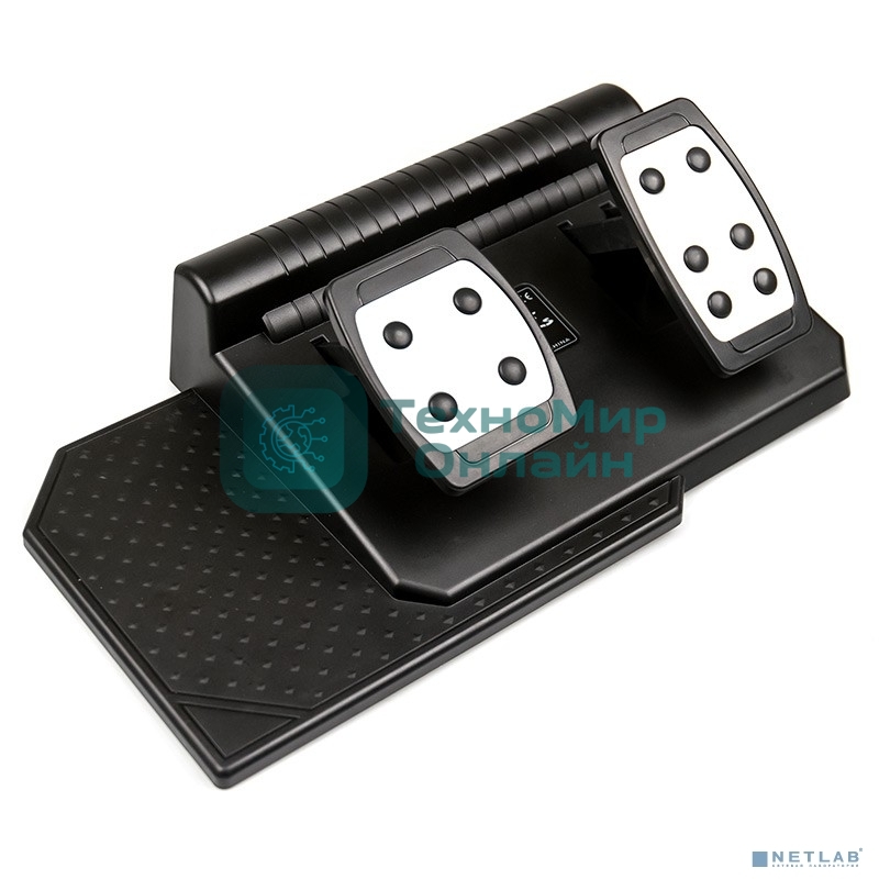 Игровой руль Dialog GW-155VR CyberPilot - эф.вибрации, 2 педали, рычаг ПП, PC USB