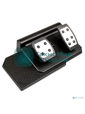 Игровой руль Dialog GW-155VR CyberPilot - эф.вибрации, 2 педали, рычаг ПП, PC USB