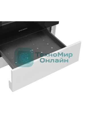 Плита электрическая Maunfeld MEC57CW08TD белый, конфорок 4 шт, духовка 59 л, 50 см x 85 см x 60 см