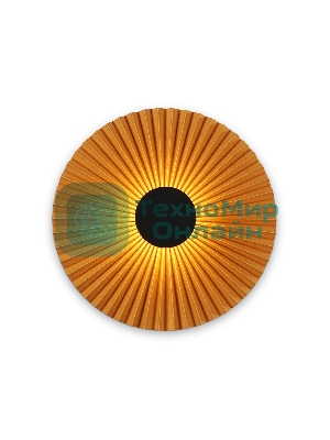 Настенный светильник Ambrella light LH72647 BK/CF черный/кофе 6W 3000K D300*100