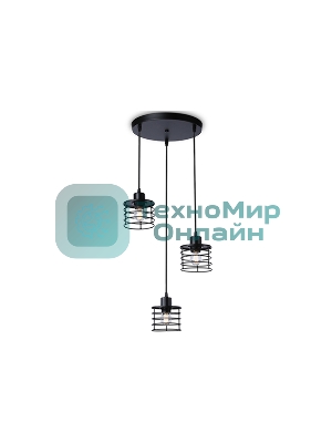 Светильник Ambrella light TR8081/3 BK черный E27*3 max 40W D372*1170