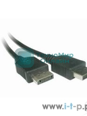 Кабель DisplayPort Gembird, 1.8м, 20M/20M, черный, экран, пакет