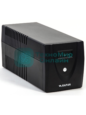 Источник бесперебойного питания RAPAN-UPS 1000 220В 1000ВА/600Вт меандр с АКБ 2х7А·ч интерактивный RAPAN-UPS 1000 power supply 220V 1000VA/600W meander with battery 2x7Ah interactive