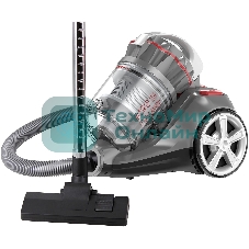 Пылесос SUPRA VCS-2525 серый/черный, 420/2450 Вт, уборка сухая, пылесборник контейнер 3.5 л