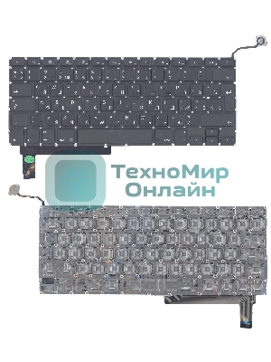 Клавиатура для ноутбука MacBook A1286 с SD большой ENTER RU