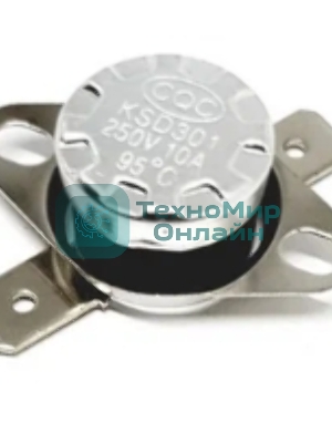 Термостат биметаллический KSD301 10А/85 С нормально разомкнутый