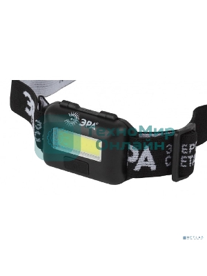 Фонарь ЭРА Gb-607 налобный с влагозащитой 3Вт COB LED Extra 3хААА блист.