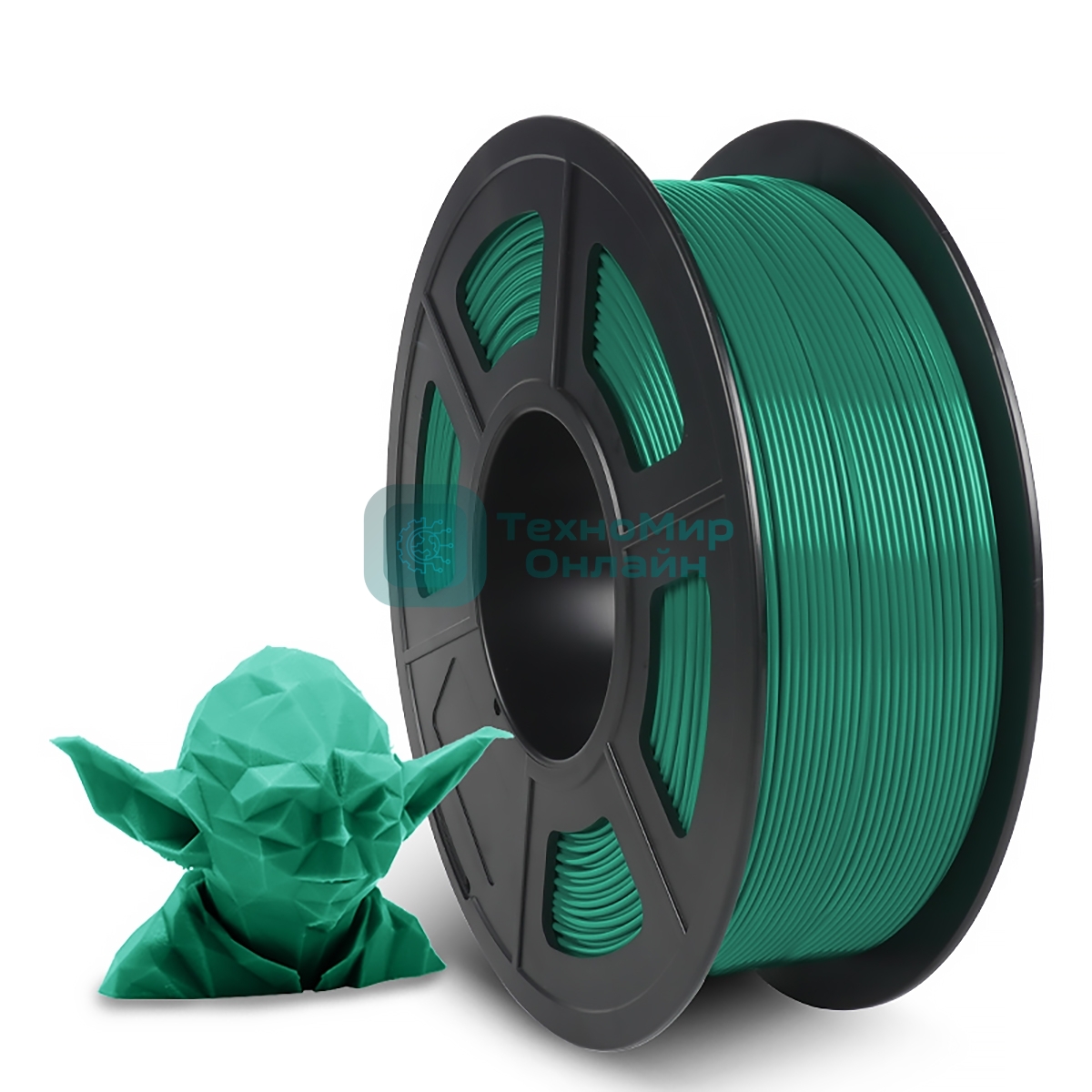 Филамент NVPrint PLA+ GrassGreen для 3D печати диаметр 1.75мм длина 330 метров масса 1 кг