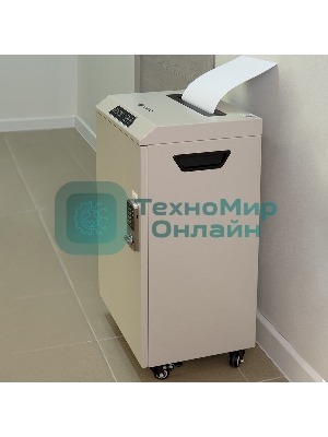 Шредер ГЕЛЕОС УО38-7, DIN P-7 (7 ур-нь секр.), фрагмент 1х2 мм, 4-6 лист (70г/м2), 38 литров