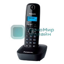 Телефон беспроводной (DECT) Panasonic KX-TG1611RUH (серый) АОН, Caller ID,12 мелодий звонка,подсветка дисплея,поиск трубки