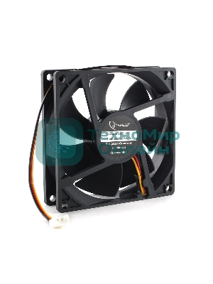 Вентилятор для корпуса Gembird черный, 92 мм, 2500 об/мин, 29 дБ, 3 pin