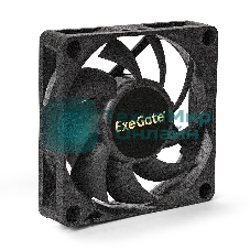 Вентилятор для корпуса ExeGate ExtraSilent ES07015S3P черный, 70 мм, 2000 об/мин, 18 дБ, 3 pin