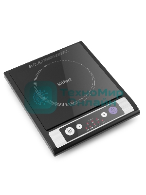 Плита электрическая Kitfort КТ-107 черный (настольная)