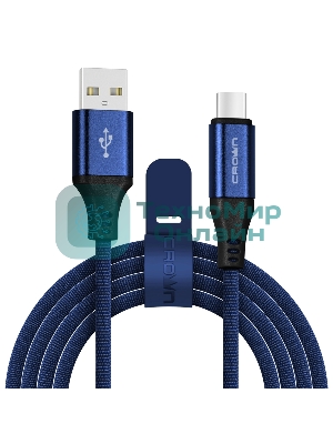 Кабель Crown USB - USB Type-C CMCU-3103C blue