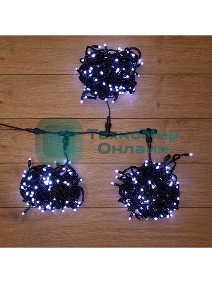 Гирлянда Neon-night LED ClipLight 24V, 3 нити по 10 метров, цвет диодов белый