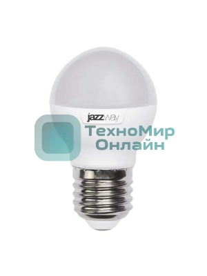 Лампа светодиодная PLED- SP G45 11Вт E27 4000К 230/50 JazzWay 5019362