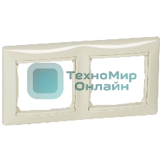 Рамка 2-м Valena горизонт. сл. кость (DIY-упак.) Legrand 695632