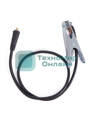 Сварочный кабель с клеммой заземления Rexant 16 мм² 200 А СКР 10-25 3 м