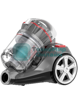 Пылесос SUPRA VCS-2525 серый/черный, 420/2450 Вт, уборка сухая, пылесборник контейнер 3.5 л