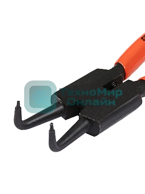 Съемник Sparta 150 мм, для внешних стопорных колец, изогнутые губки (разжим)