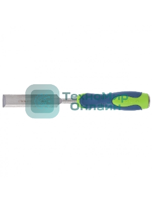 Долото-стамеска Сибртех, 24 мм, двухкомпонентная рукоятка