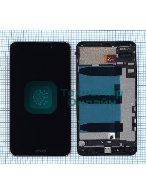 Дисплей для Asus ZenFone Go ZB690KG черный с рамкой